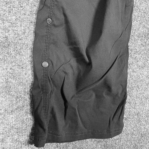 PrAna Womens Size XL Stretch Zion Slim Pant Cargo Black Buckle Closure Pockets - Picture 7 of 12